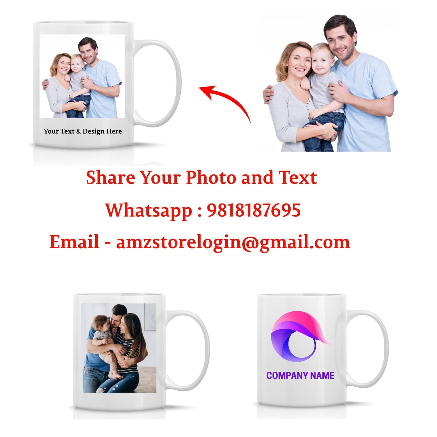 Kids Custom Coffee Mug Best For Return Gift Pack of 25