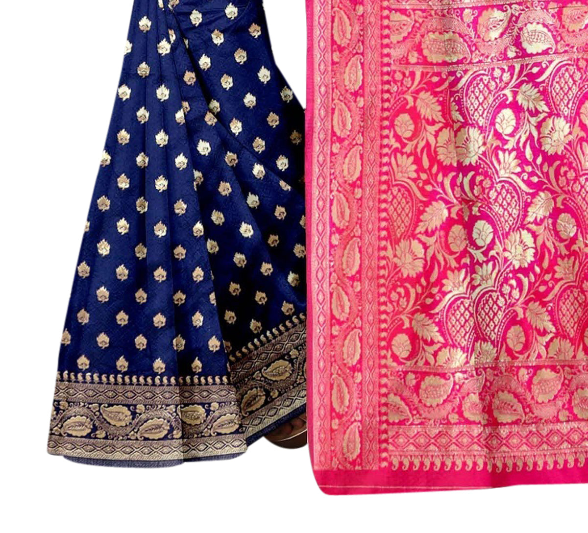 Banarasi Jacquard Saree With Blouse