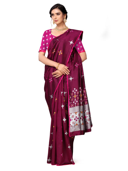 Banarasi Jacquard Saree With Blouse