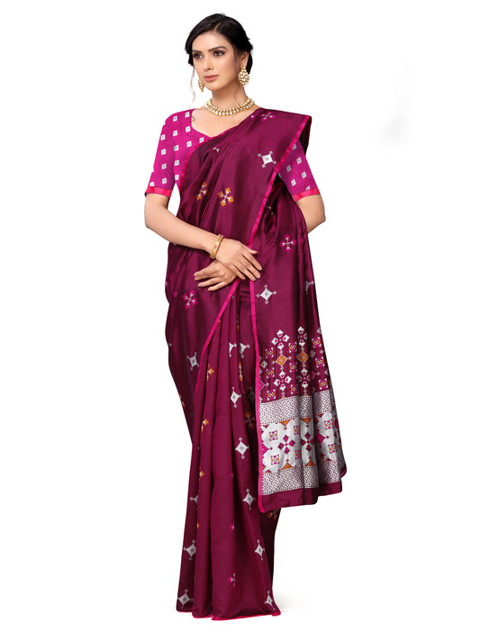 Banarasi Jacquard Saree With Blouse