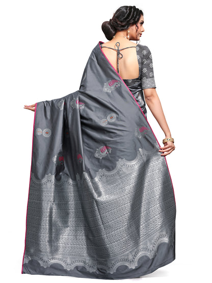 Banarasi Jacquard Saree With Blouse