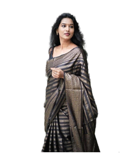 Banarasi Jacquard Saree With Blouse