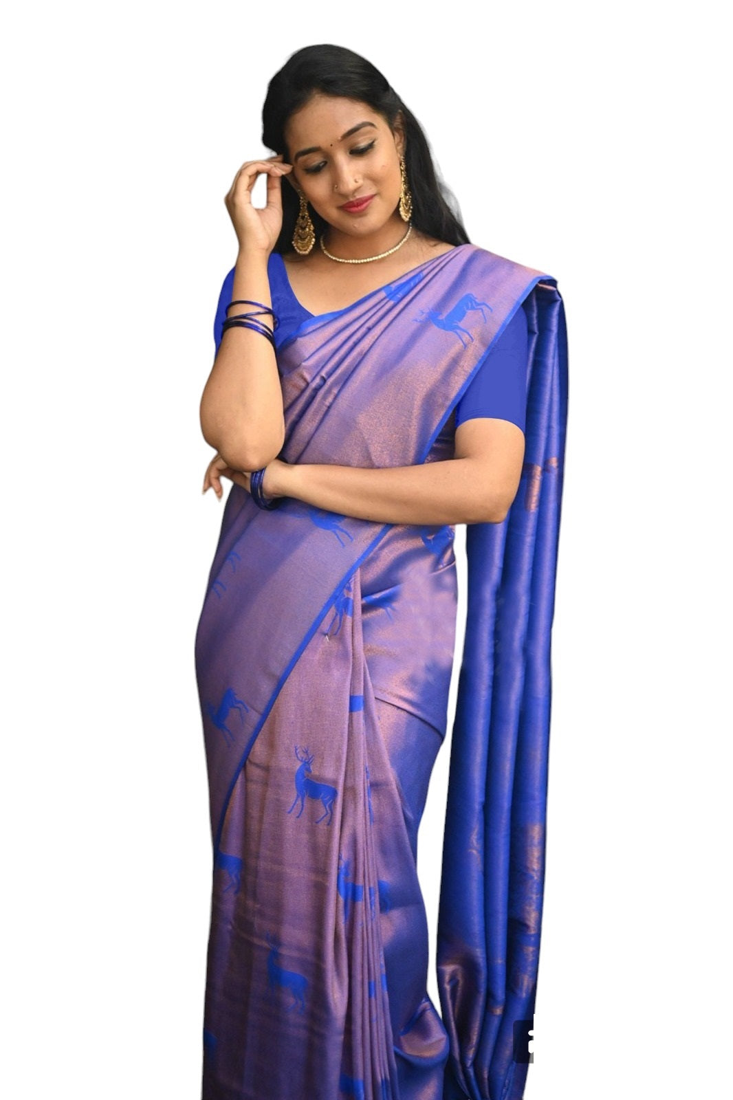 Banarasi Jacquard Saree With Blouse