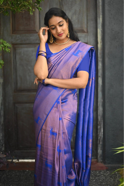 Banarasi Jacquard Saree With Blouse