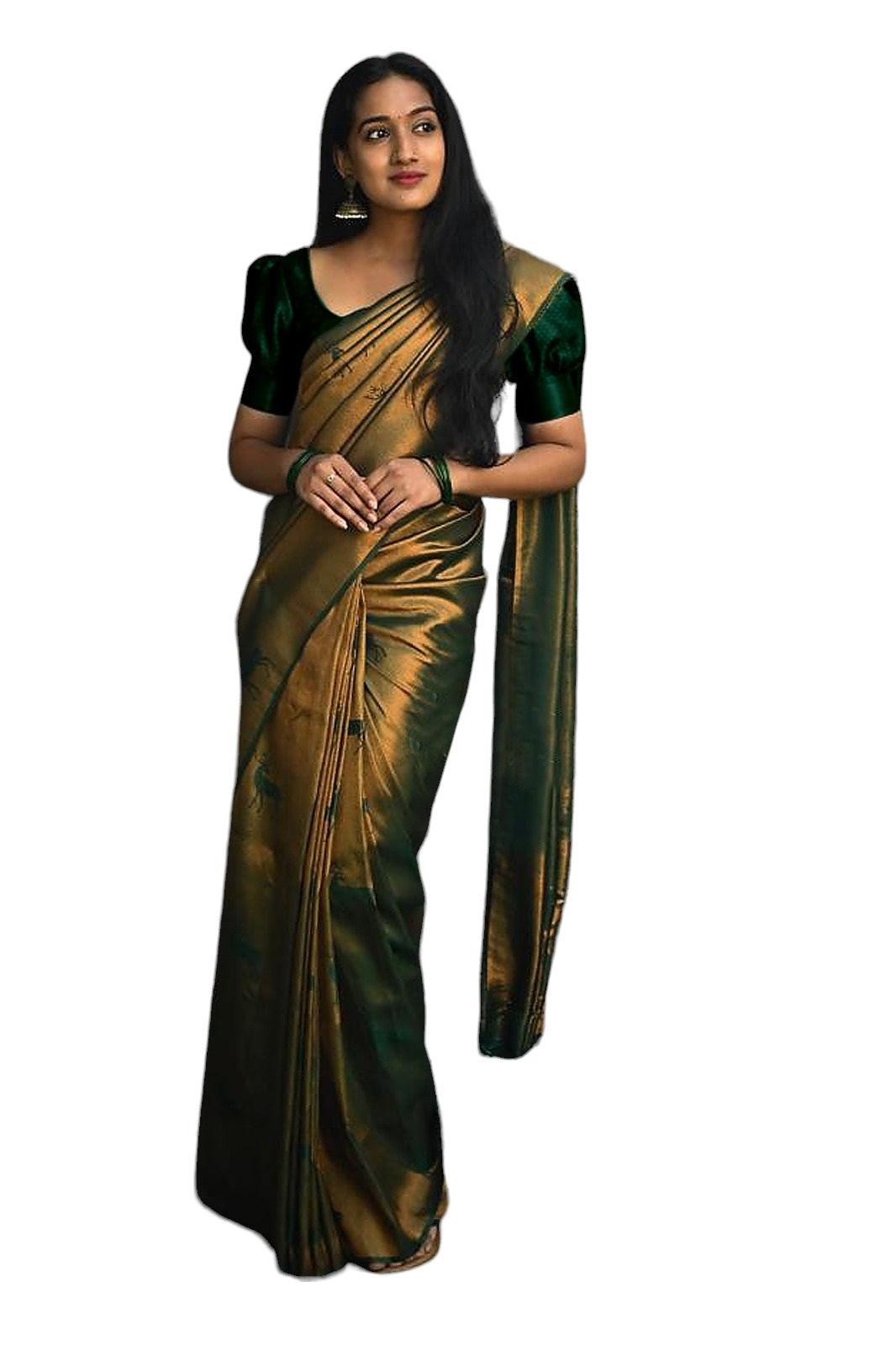 Banarasi Jacquard Saree With Blouse