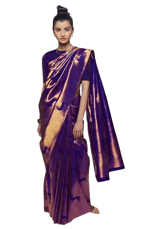 Banarasi Jacquard Saree With Blouse