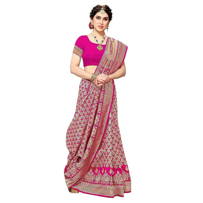 Banarasi Jacquard Saree With Blouse