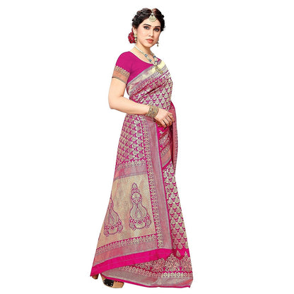 Banarasi Jacquard Saree With Blouse