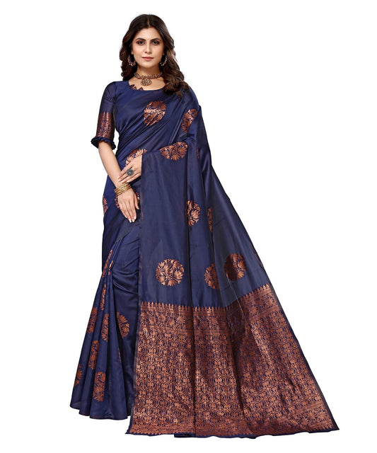 Banarasi Jacquard Saree With Blouse