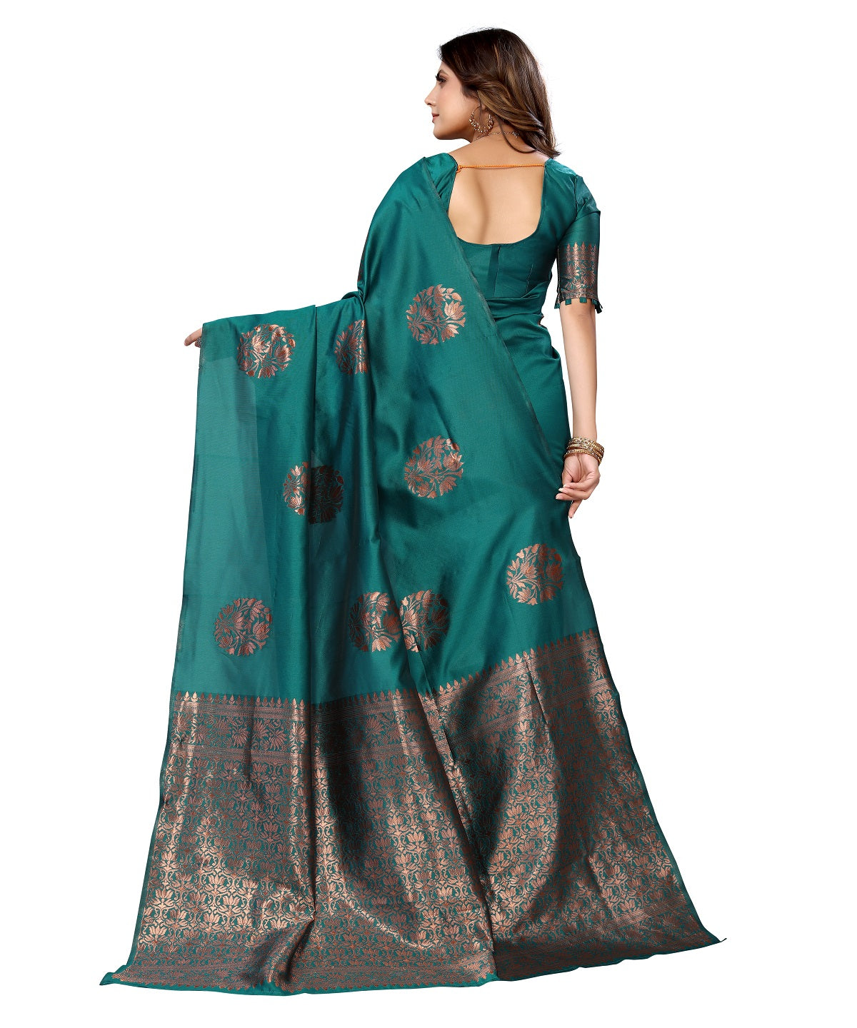 Banarasi Jacquard Saree With Blouse