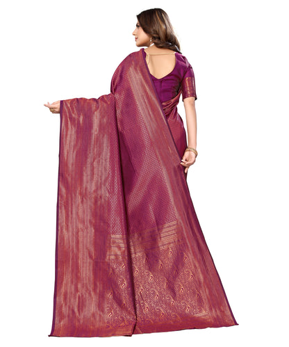 Banarasi Jacquard Saree With Blouse