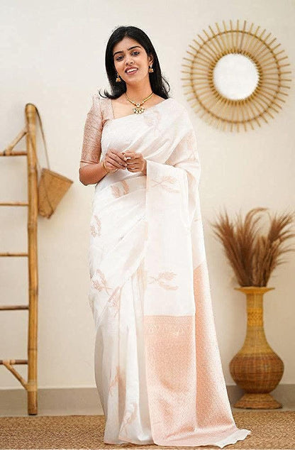 Banarasi Jacquard Saree With Blouse