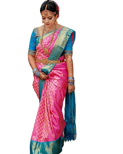 Banarasi Jacquard Saree With Blouse