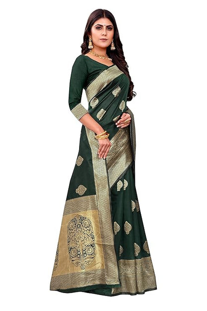 Banarasi Jacquard Saree With Blouse