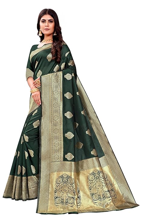 Banarasi Jacquard Saree With Blouse