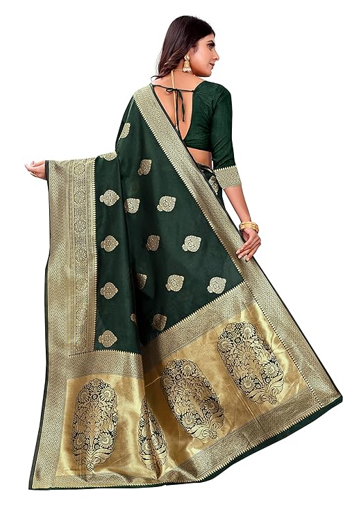 Banarasi Jacquard Saree With Blouse