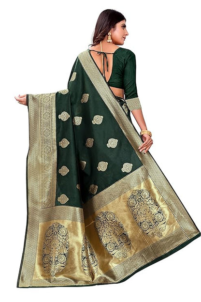 Banarasi Jacquard Saree With Blouse