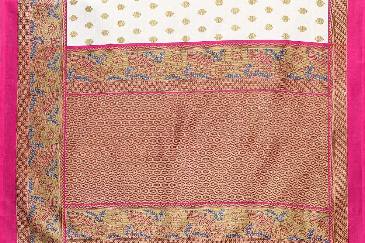 Supikart Printed Art Silk Saree with Blouse