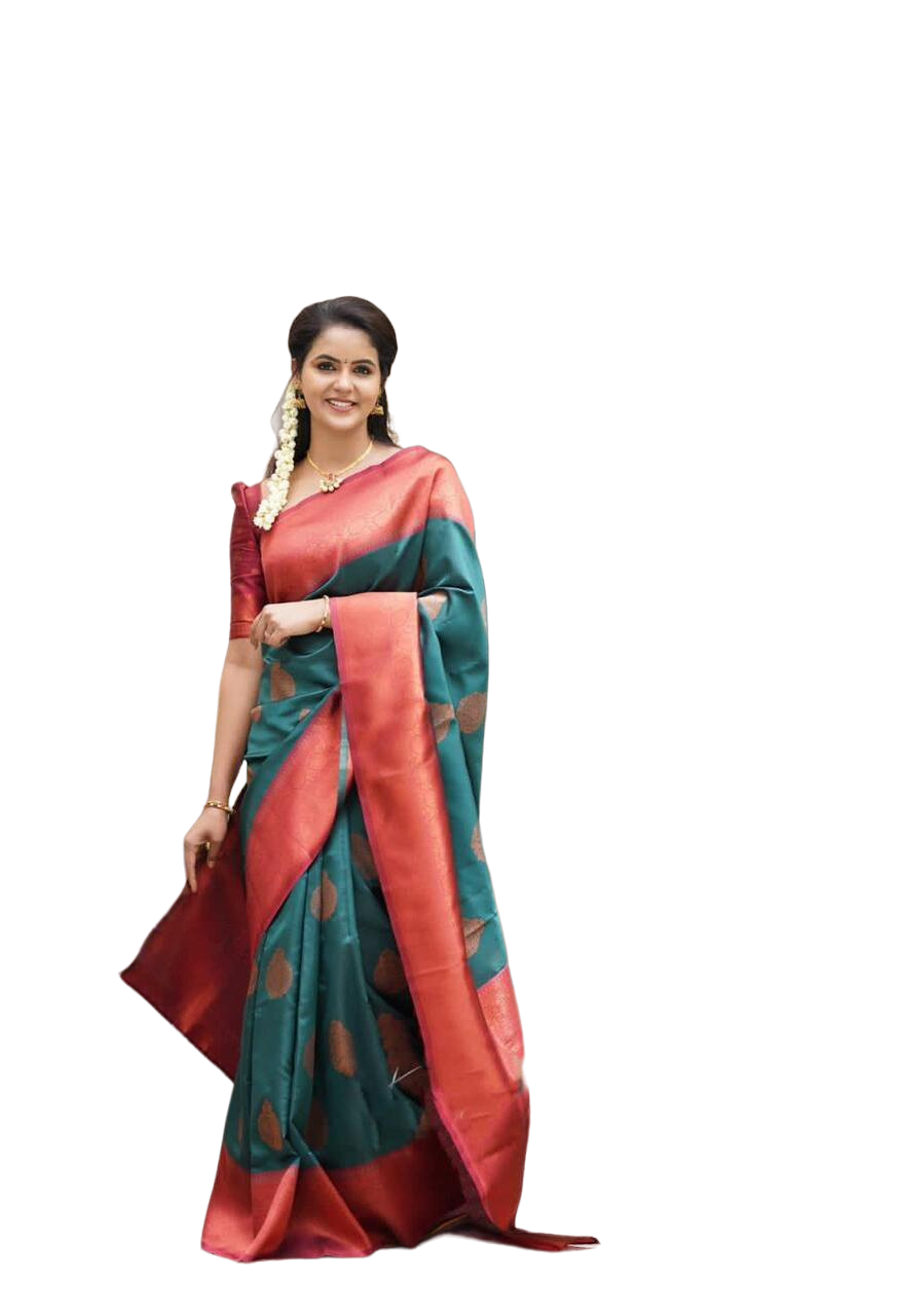 Banarasi Jacquard Saree With Blouse