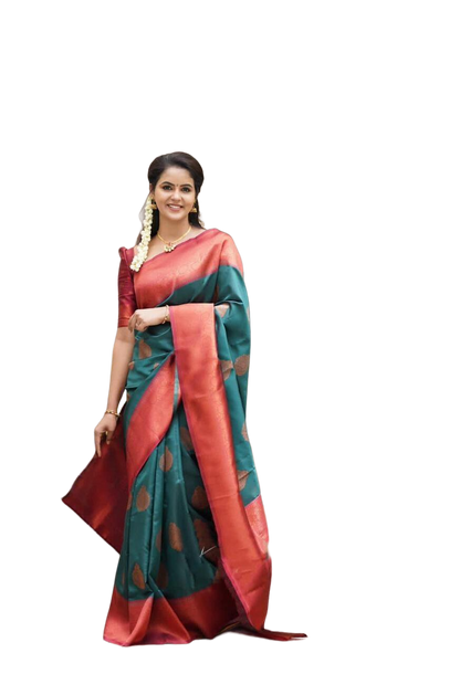 Banarasi Jacquard Saree With Blouse