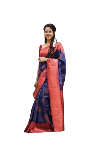 Banarasi Jacquard Saree With Blouse