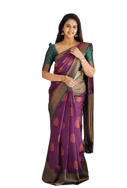 Banarasi Jacquard Saree With Blouse