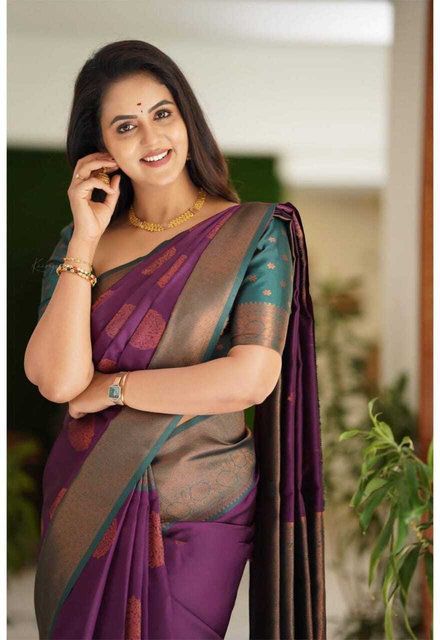 Banarasi Jacquard Saree With Blouse