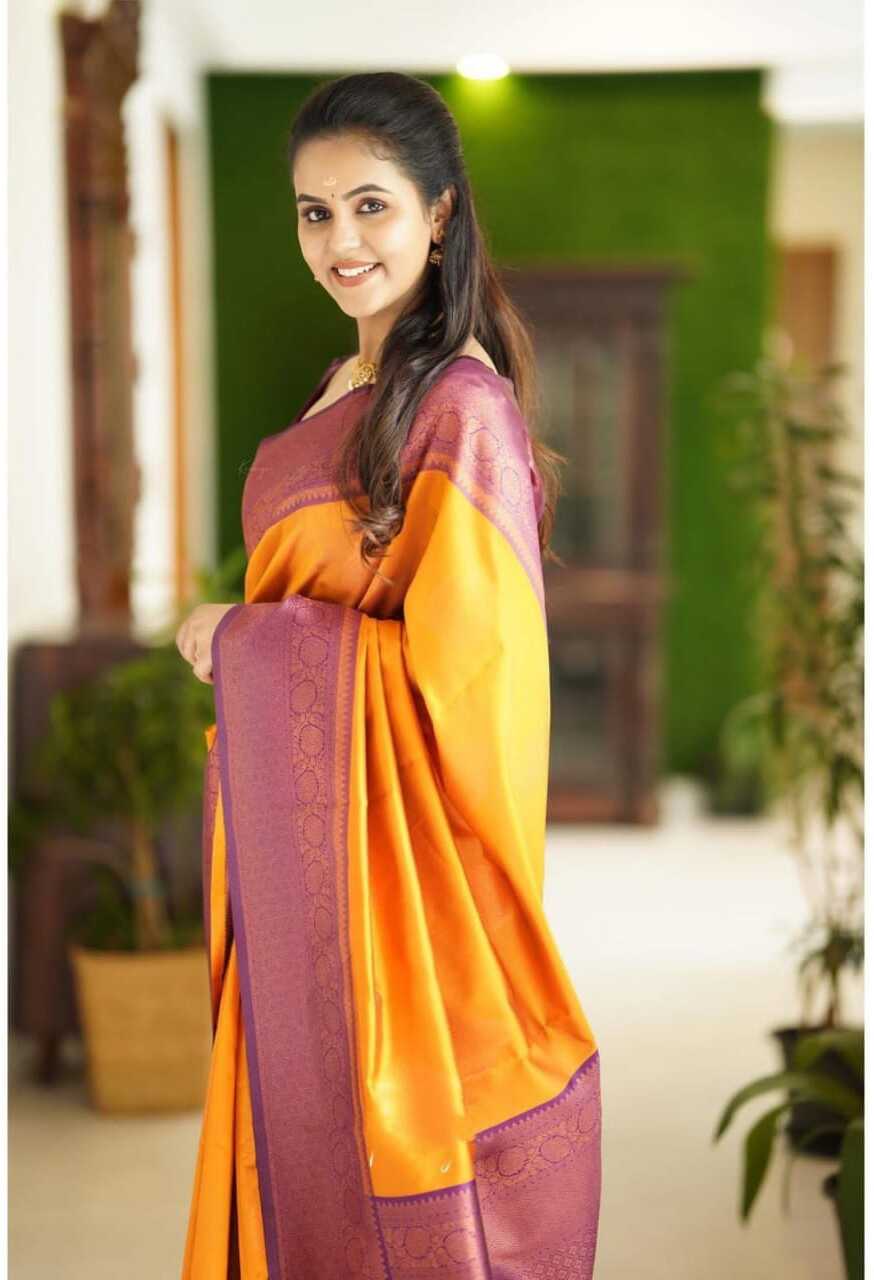 Banarasi Jacquard Saree With Blouse