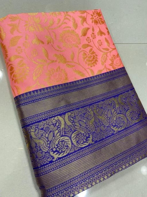 Banarasi Jacquard Saree With Blouse