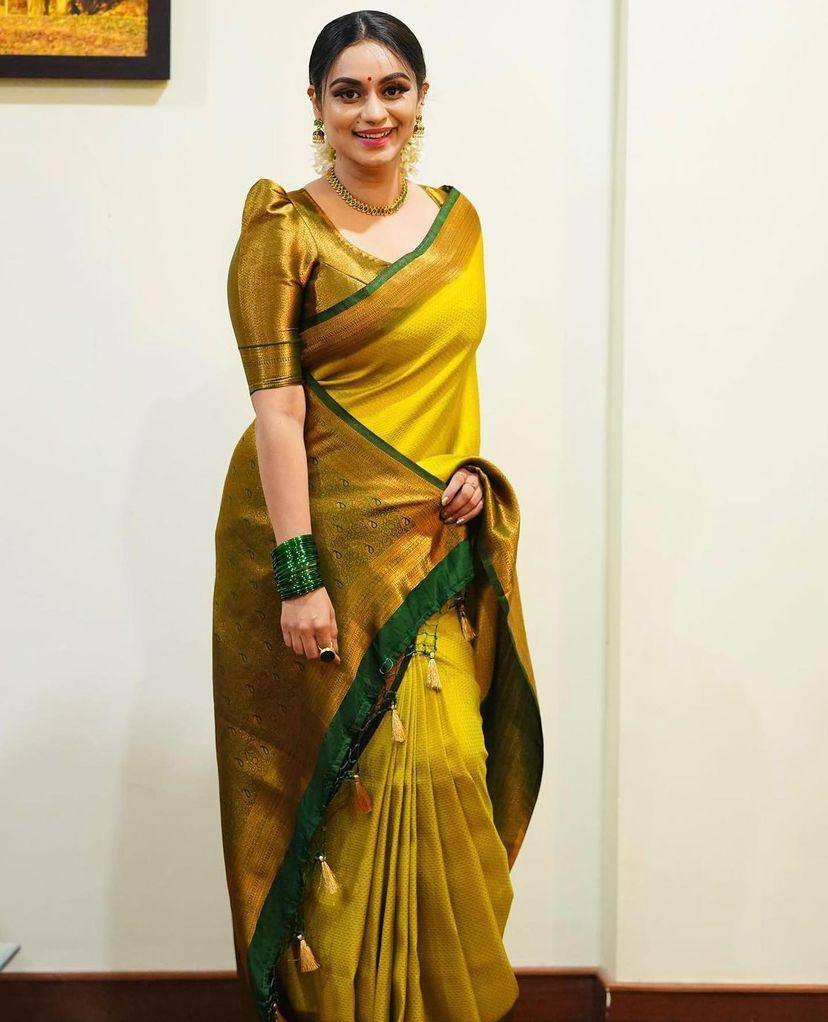 Banarasi Jacquard Saree With Blouse